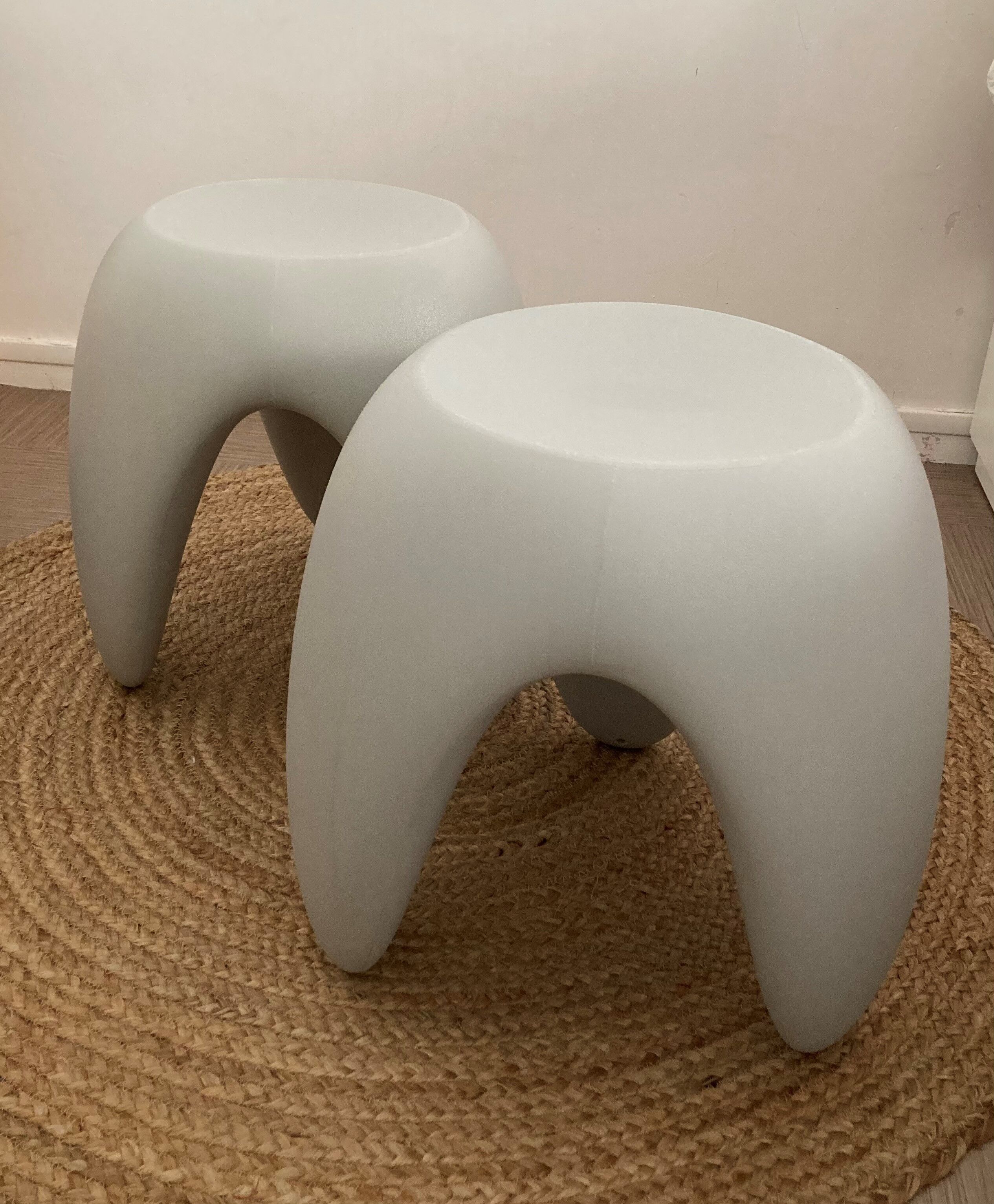 Set of 2 karim rashid x0 Design Baby Bite stools