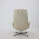 Fauteuil pivotant beige de Suède pour Asko, 1970