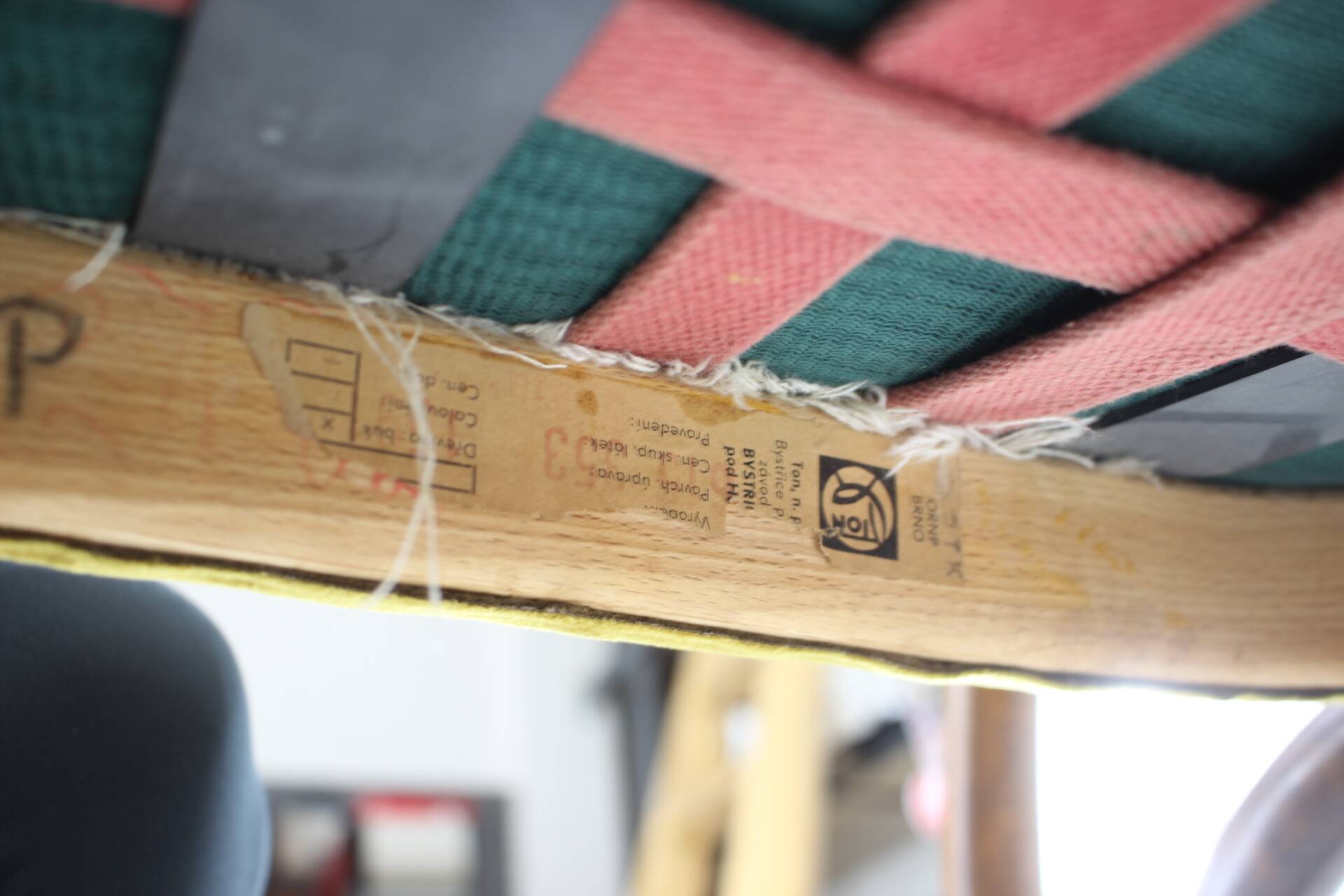 Restored Rocking Chair By Ton ,Czechoslovakia 1960s