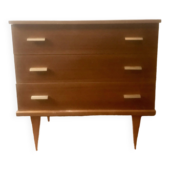 Vintage wooden chest of drawers 1960