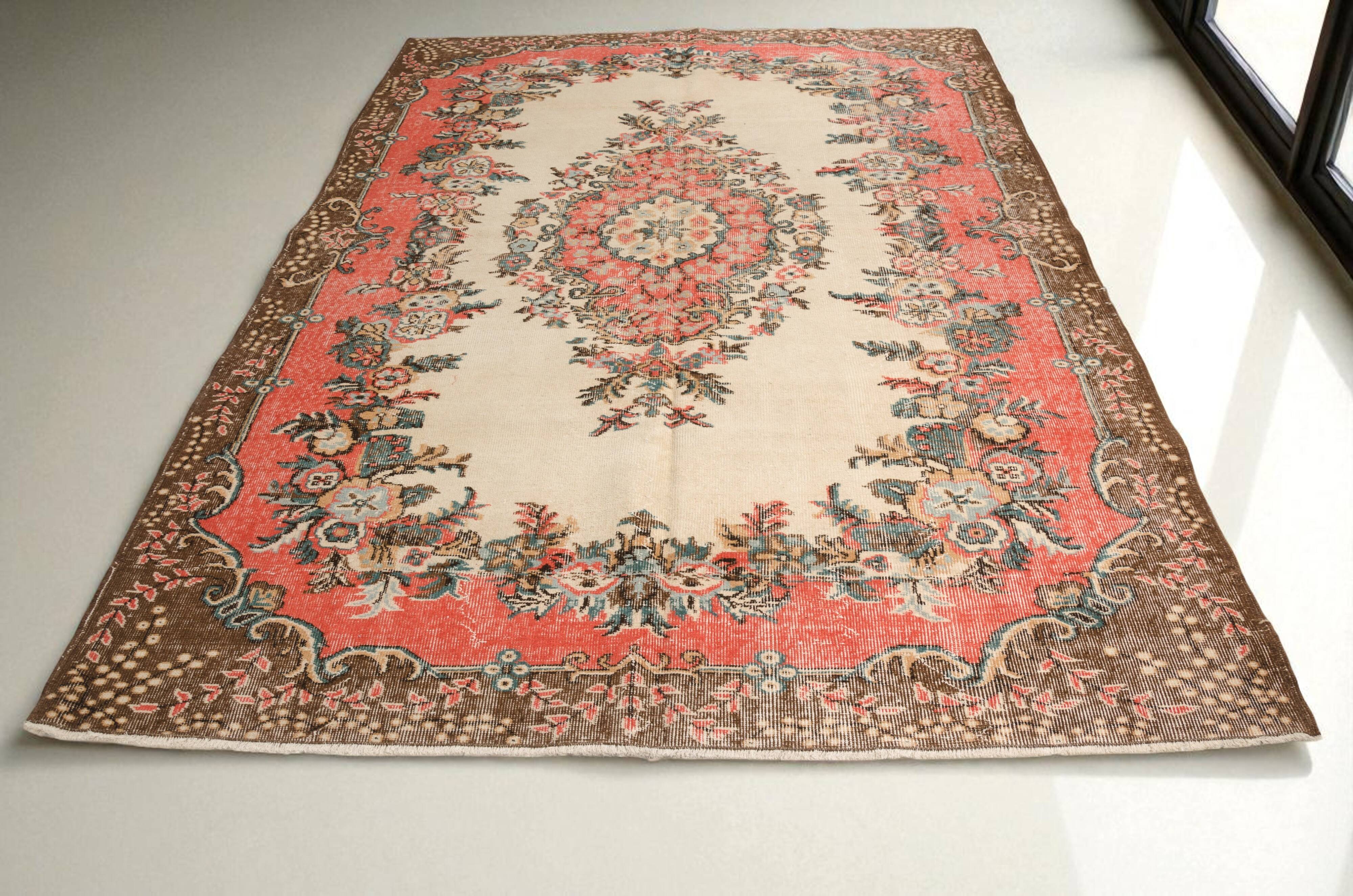 Floor Vintage Wool Vintage Rug sku 2646