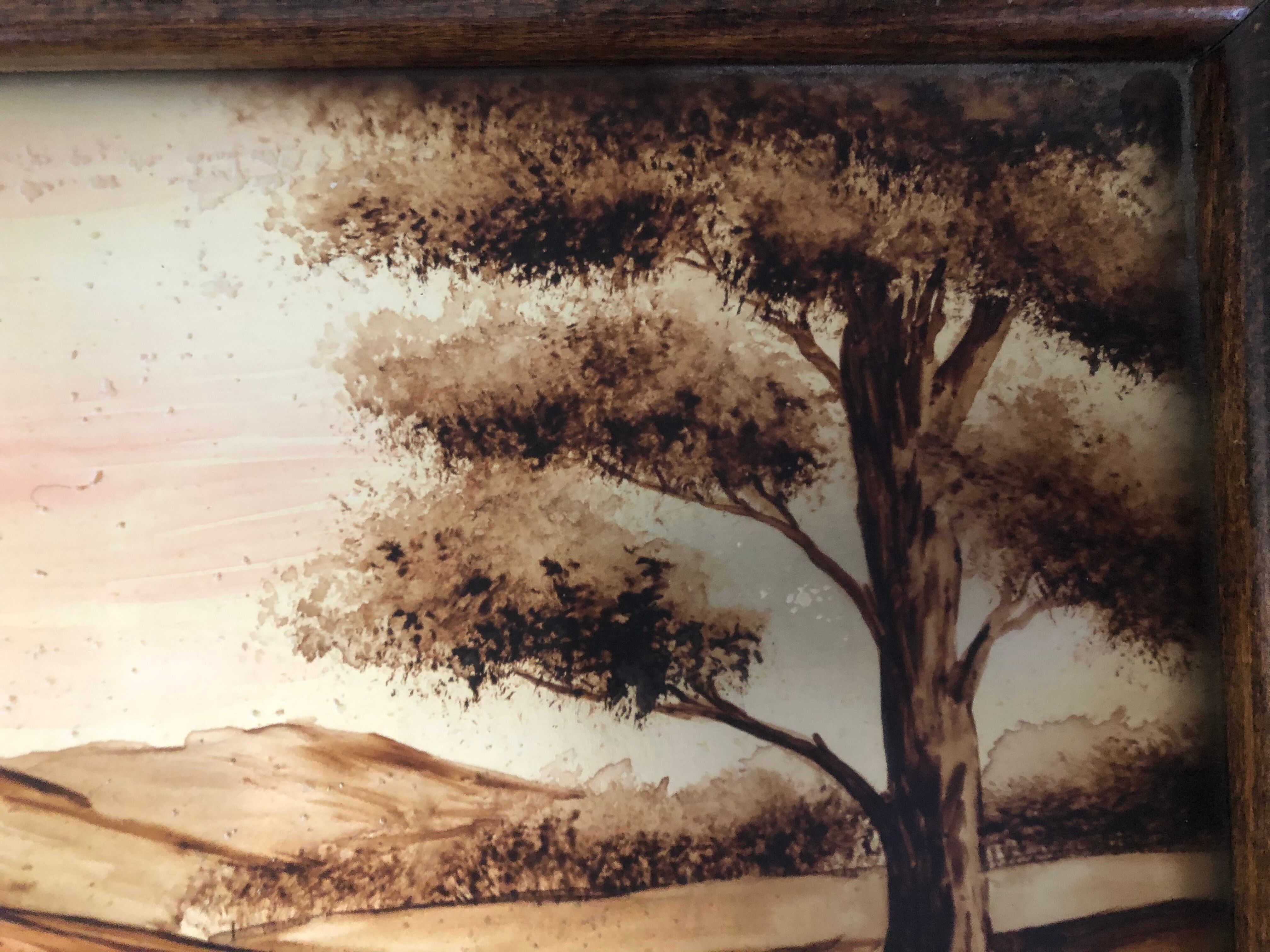 Service tray signed Luc Gérard-Elgé