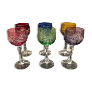 Ensemble de 6 verres à vin en