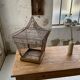 Vintage gold metal cage
