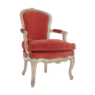 Louis XV-style convertible chair