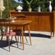 Enfilade vintage aux pieds compas par SAM