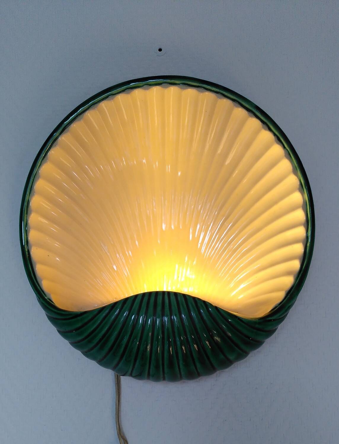 Art Deco ceramic wall sconce
