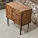 Brutalist two-door bedside table