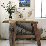 Painting mountain landscape