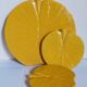 Three vintage water lily presentation dishes in slip