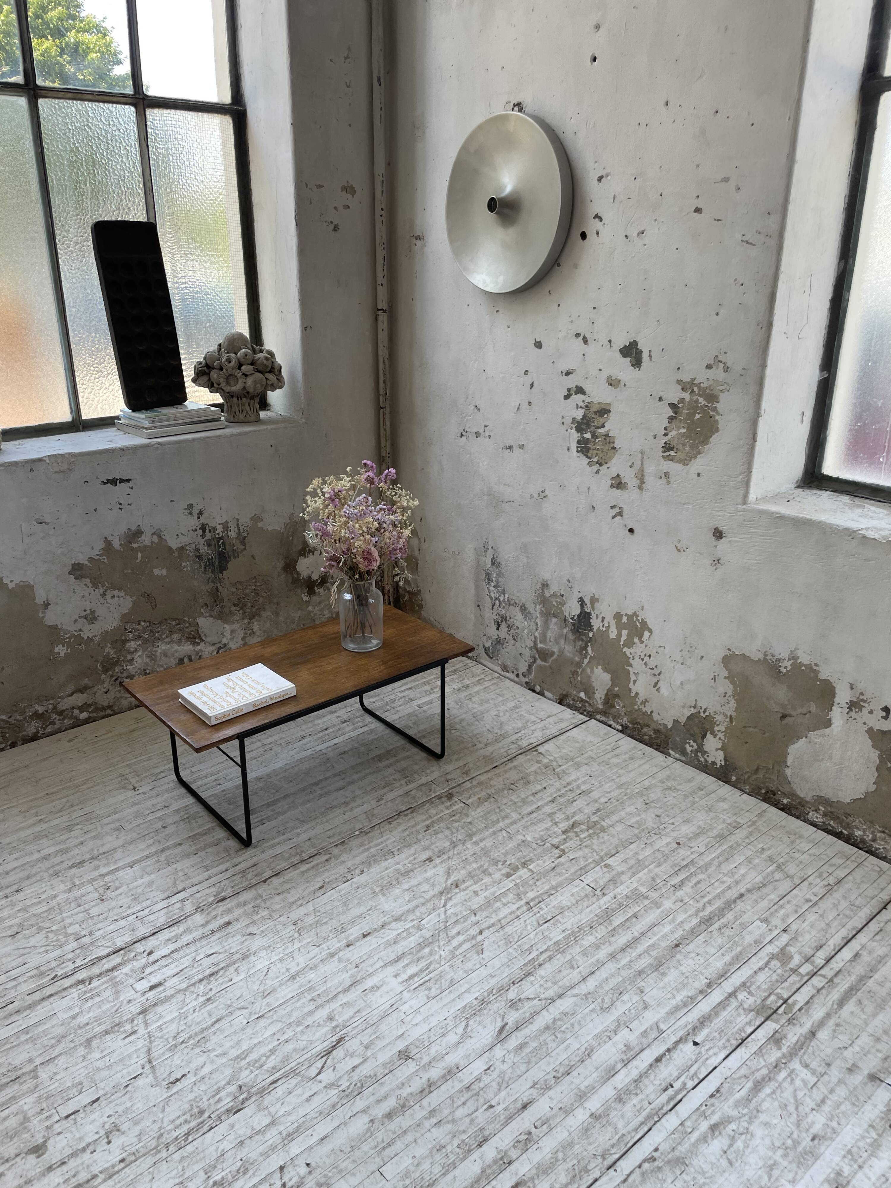 50s modernist oak coffee table