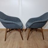 Restored shell armchair by Miroslav Navratil