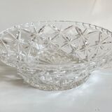 Saladier cristal ciselé vintage