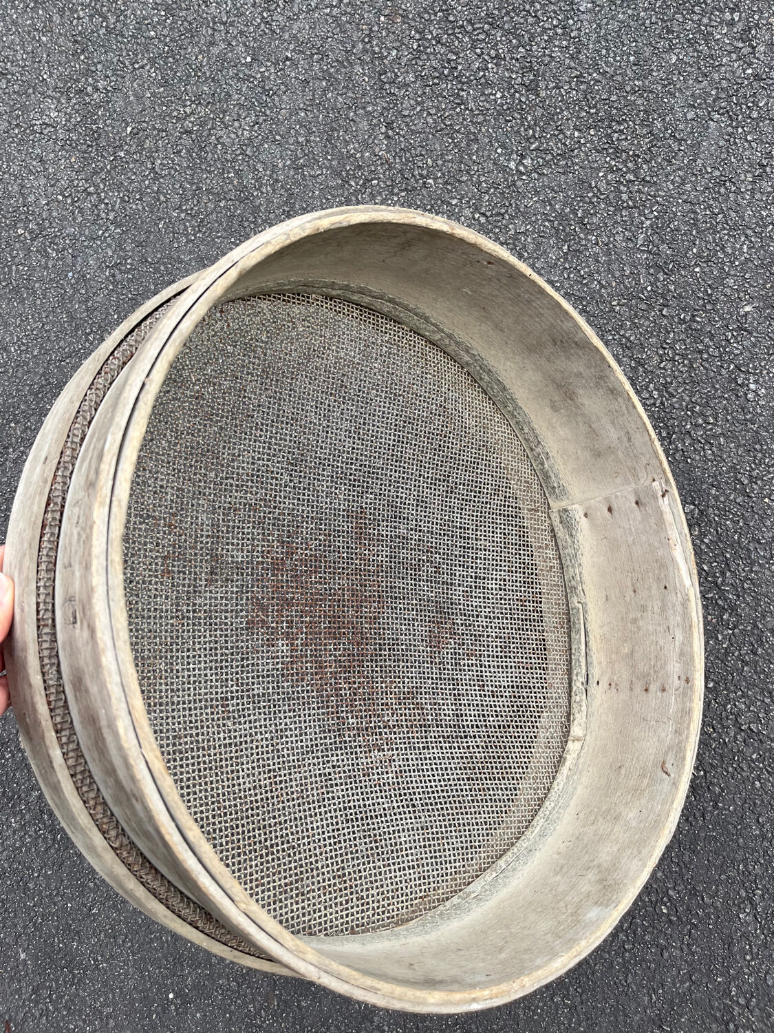 Large old sieve
