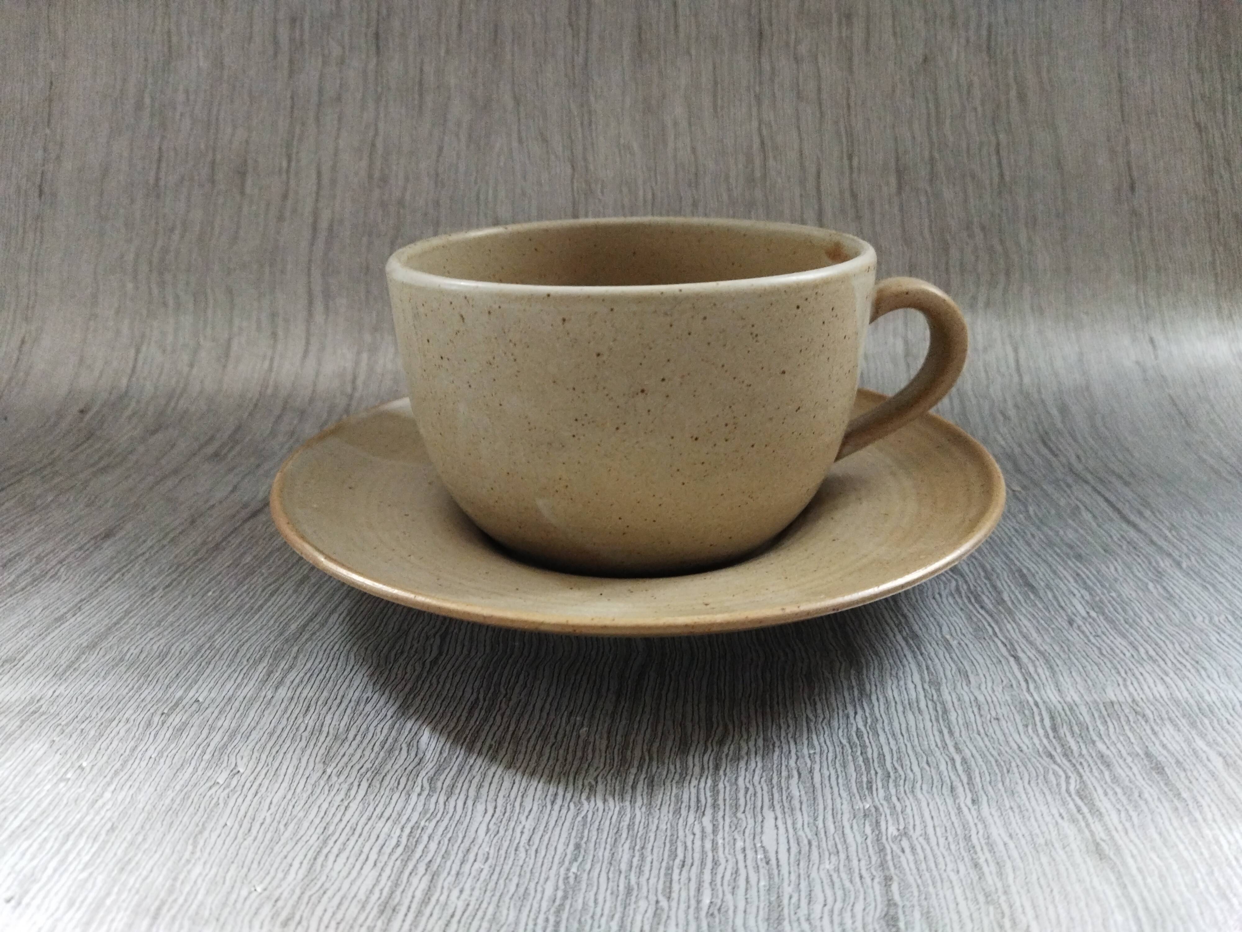 CNP Grès Village stoneware breakfast cup