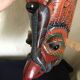 Wooden triptych mask