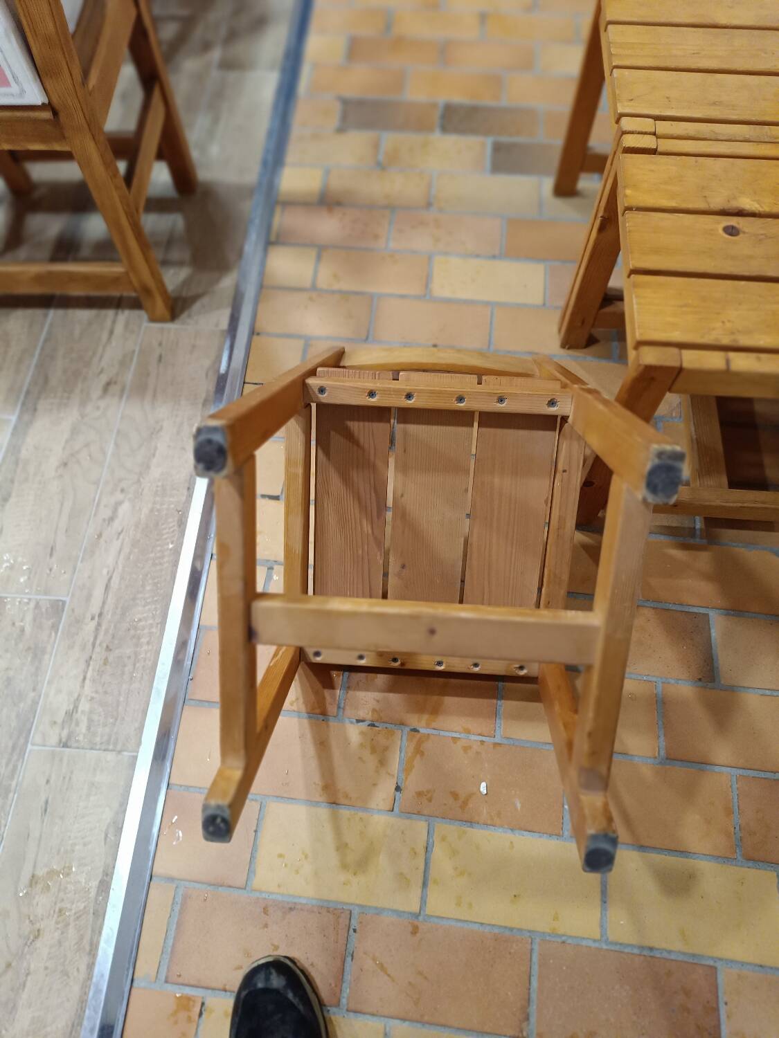 Series of vintage arc chairs