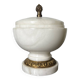 Bonbonnière en albâtre et bronze doré