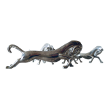 6 knife holders art deco horses