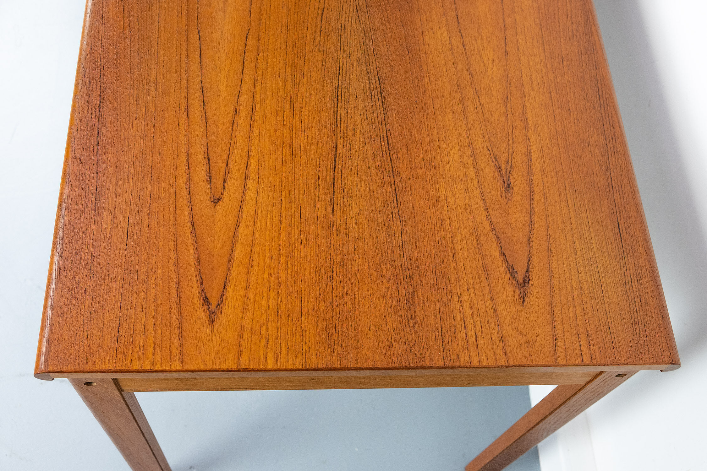 Teak Desk with movable table top by Løvig, 1960s