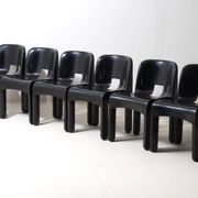 Ensemble de 6 chaises 'Universale' par Joe Colombo