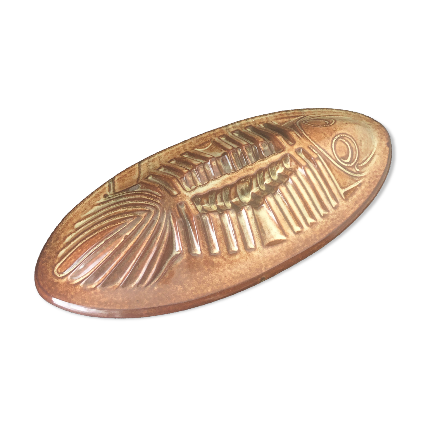 Baked dish or vintage fish terrine