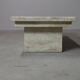 Table basse vintage en travertin, années 1970