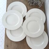 Vintage white plates