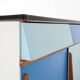 Willy Van Der Meeren, Blue Two-Tone Kitchen Cabinet for Tubax
