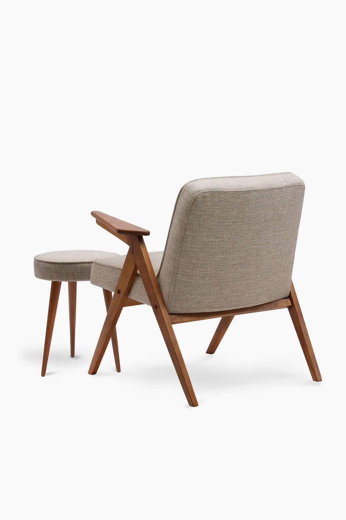 Type 300-177 BUNNY armchair with footrest