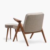 Fauteuil BUNNY type 300-177 avec repose-pieds