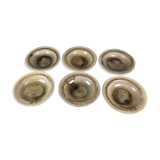 Blanot stoneware, series of 6 hollow plate vintage