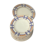 11 flat plates iron earth longwy carmen blue