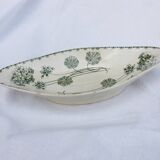 Ravier in iron earth model "Geranium", Sarreguemines