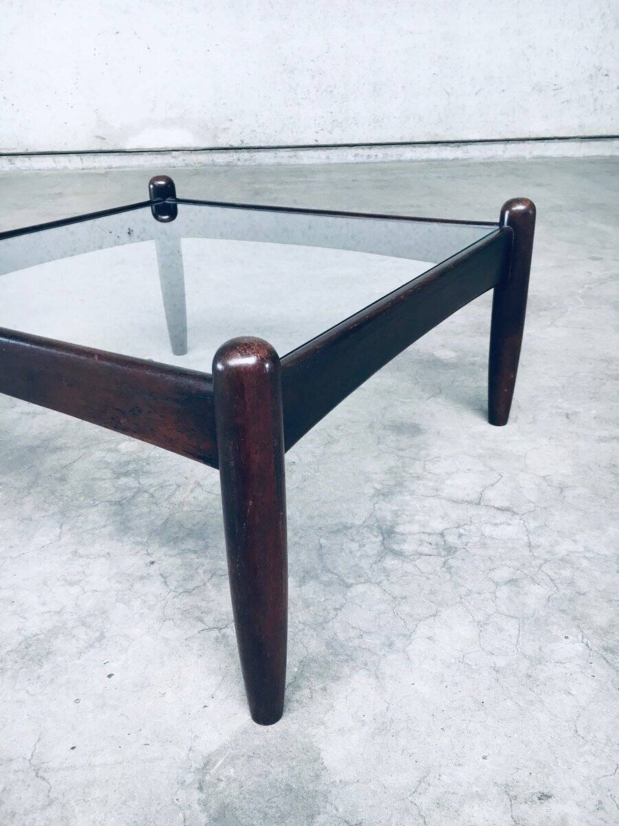 Mid-Century Modern Design Low Side Table Set, Sweden, 1960s, Set of 2