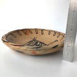 Plat ancien en poterie Kabyle