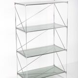 Isocèle metal shelf by Max Sauze, 1970s