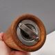 Vintage set of salt and pepper grinders, in oak Denmark 1960s