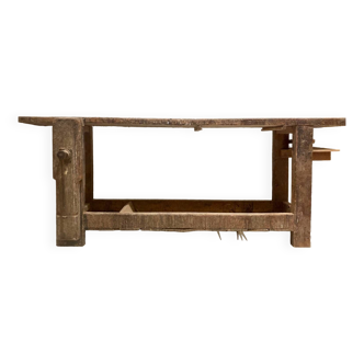 Solid oak workbench