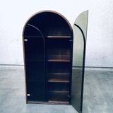 Rattan Bamboo High Board Display Chest, 1970s