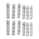 Door chiseled knives Series of 12 chiselled knife holders