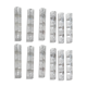 Série de 12 porte couteaux ciselés
