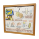 Educational and school poster Rossignol Montmorillon soap and glass
