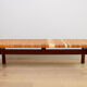 A vintage mid-century Danish Borge Mogensen 5272 rattan coffee table/bench