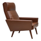 1970s, Danish highback armchair by Vejen Polstermøbelfabrik, original.