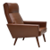 1970s, Danish highback armchair by Vejen Polstermøbelfabrik, original.