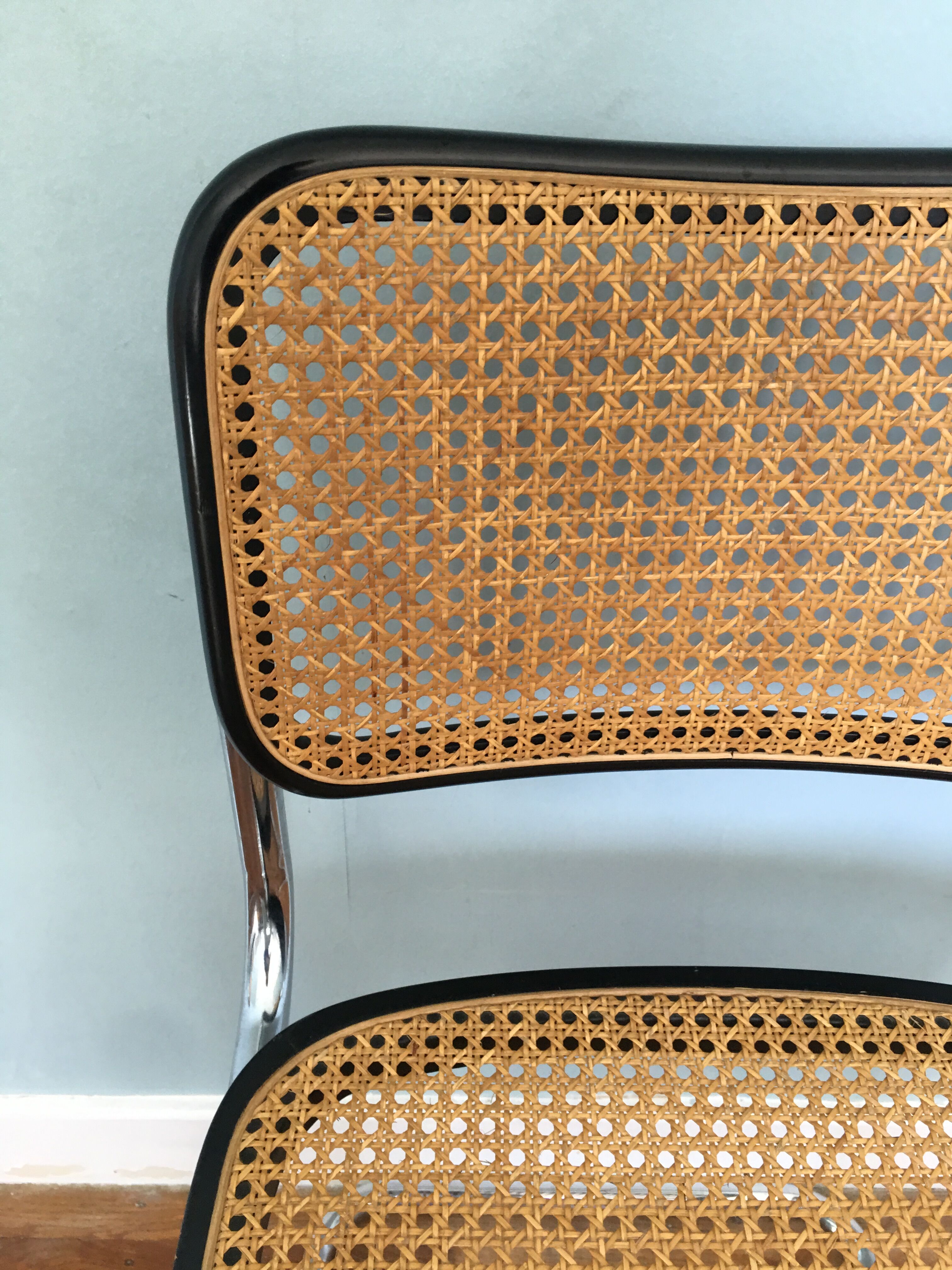 Set of 4 chairs Cesca B32 Marcel Breuer