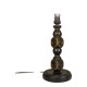 Vintage turned wood table lamp