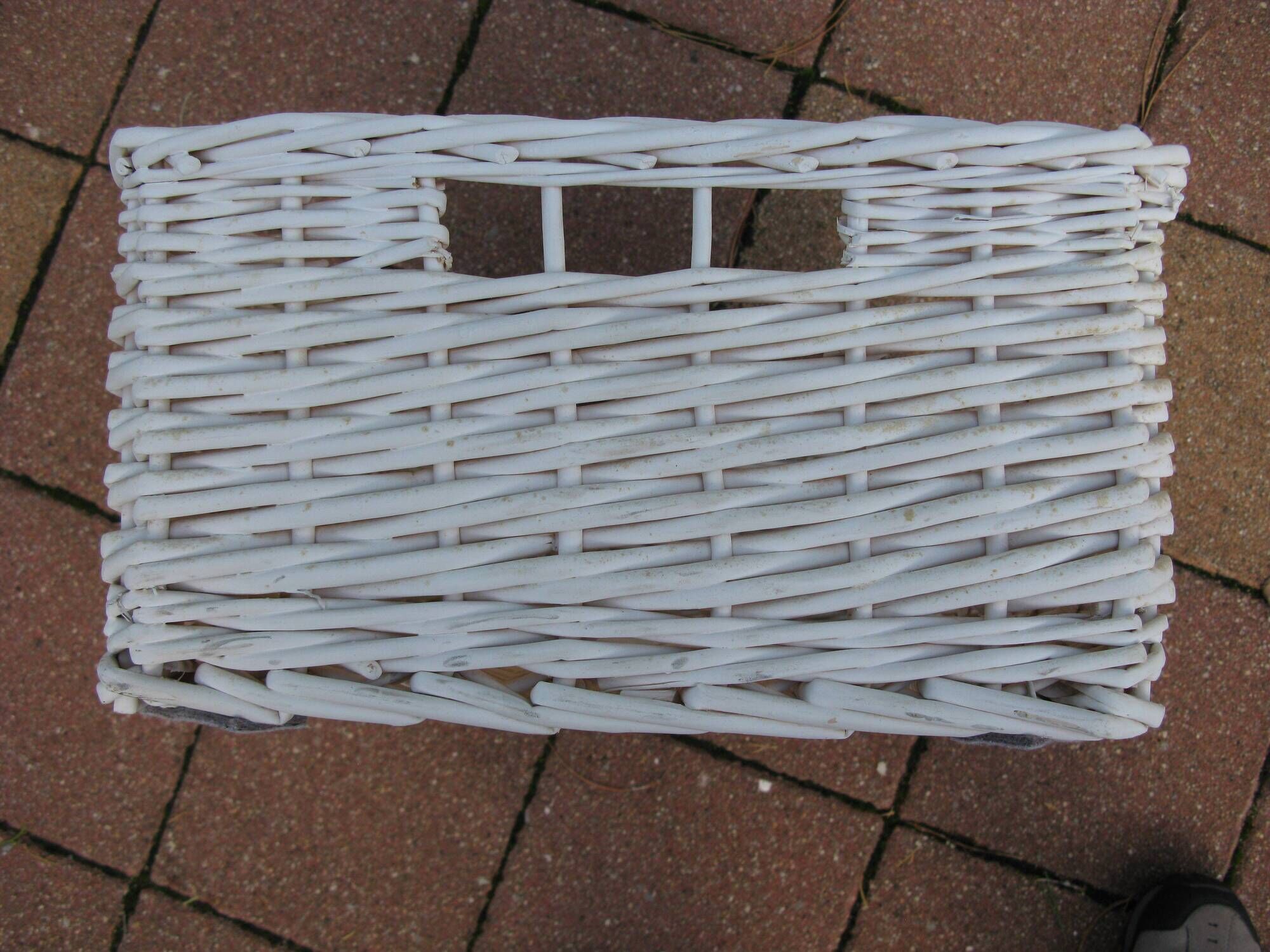 set of 4 large wicker baskets