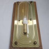 Large vintage wooden wall light